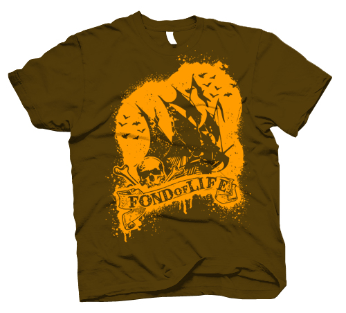Fond Of Life - Pirate - T-Shirt chocolate